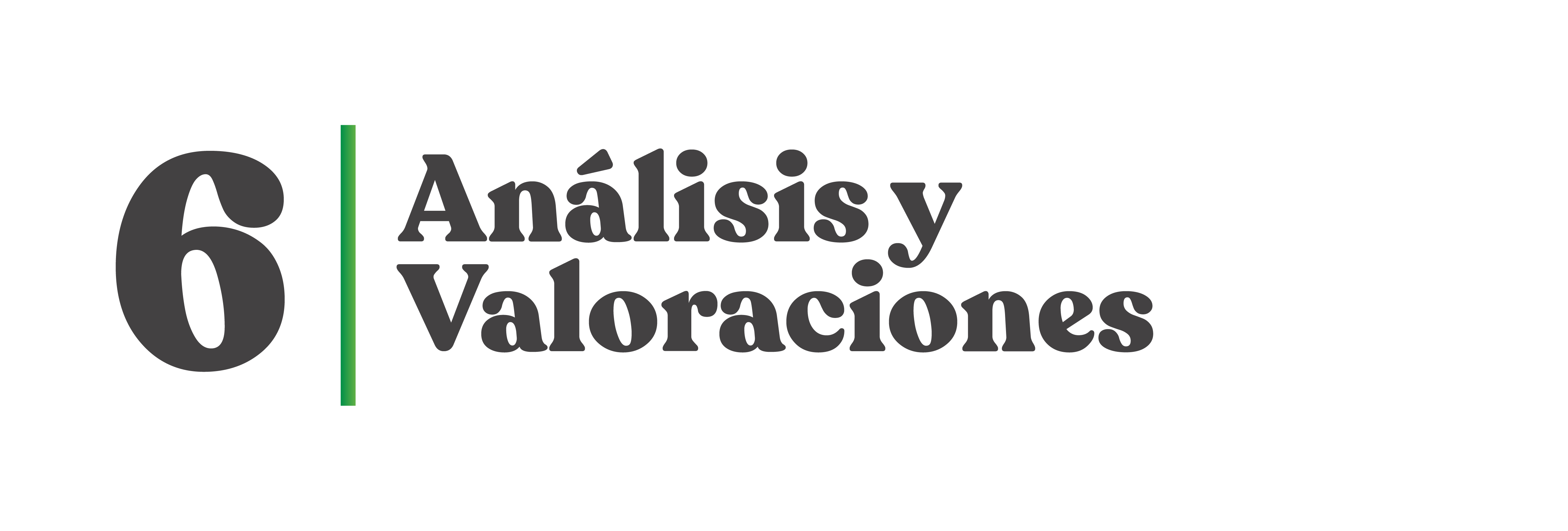 Analisis y Valoraciones